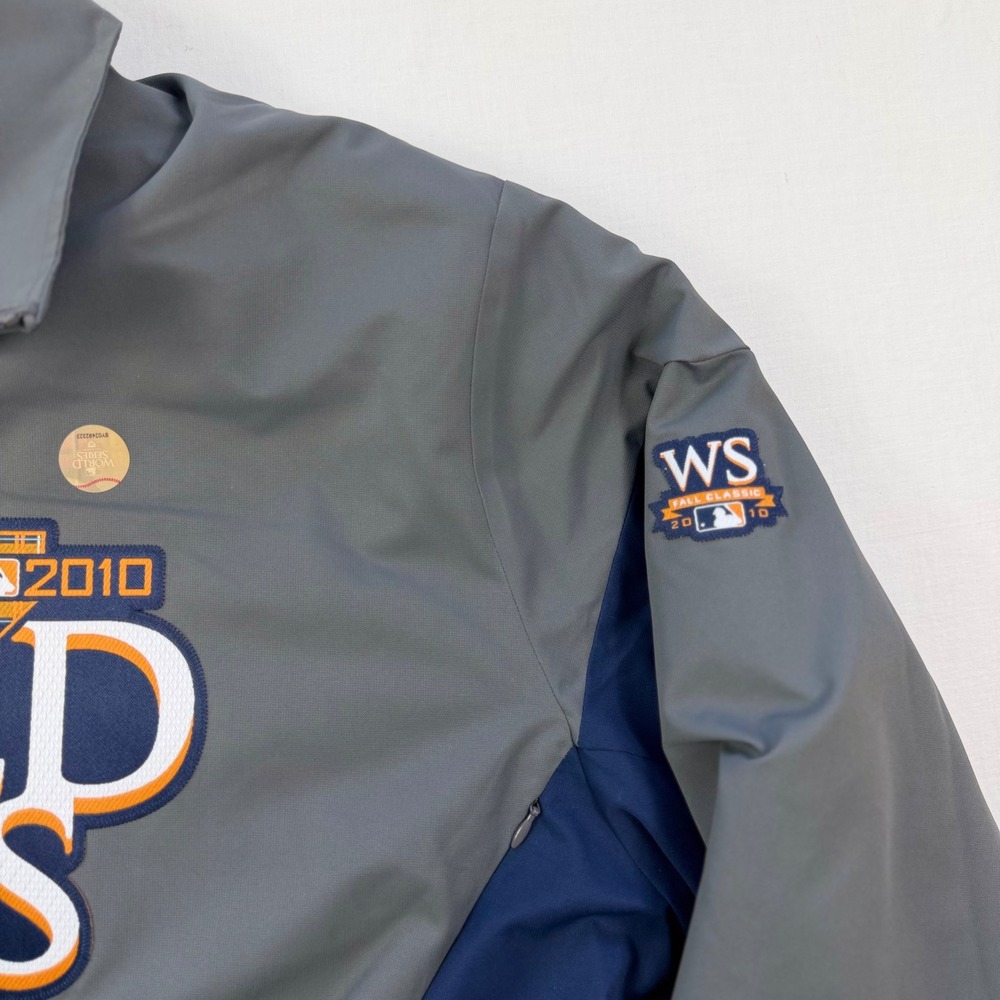 2010 World Series Jacket Mens XL MLB Majestic San Francisco Giants Dugout Issue - Picture 12 of 12